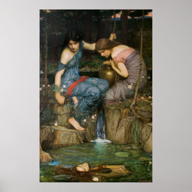 Poster Nymphes Trouver la tête d'Orphée (Devant)