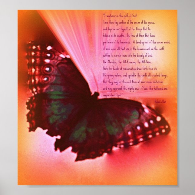 Poster O Wayfarer (Devant)