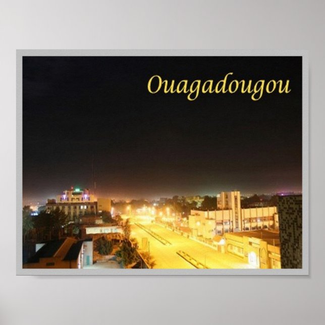 Poster Oagadougou - (Devant)