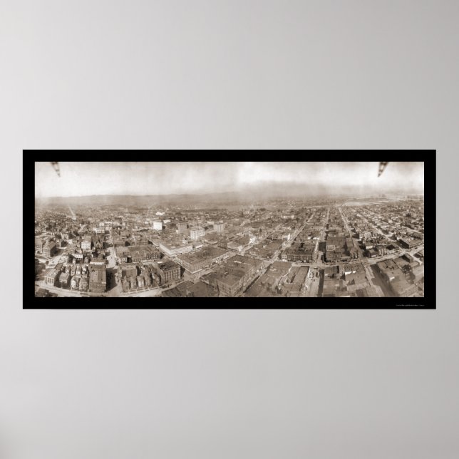 Poster Oakland, CA Panorama Photo 1909 (Devant)