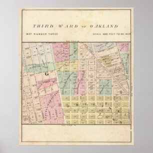 Poster Oakland, environs 3