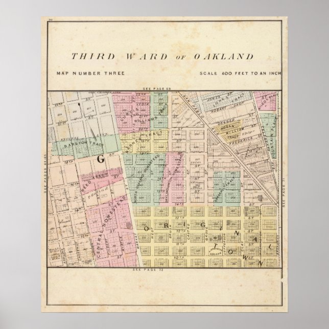 Poster Oakland, environs 3 (Devant)