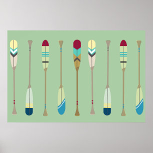 Poster Oars vintages