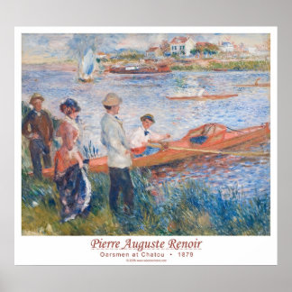 Poster Oarsmen à Chatou ・ 1879