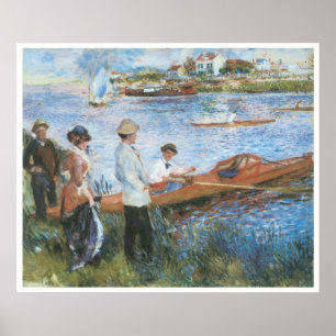 Poster Oarsmen à Chatou, 1879 Pierre-Auguste Renoir