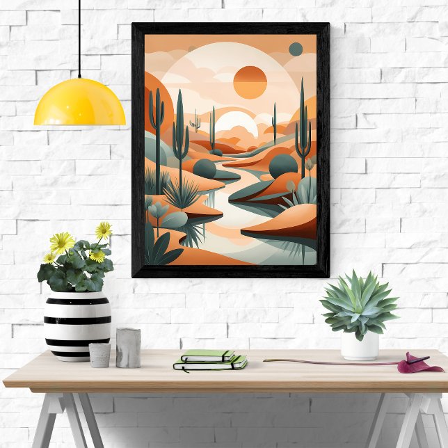 Poster Oasis du désert (Créateur téléchargé)