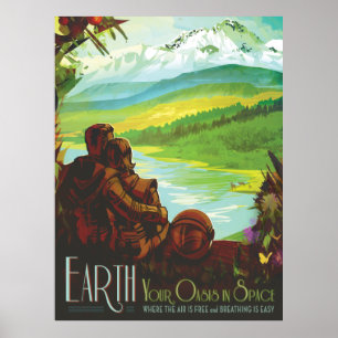 Poster oasis terrestre