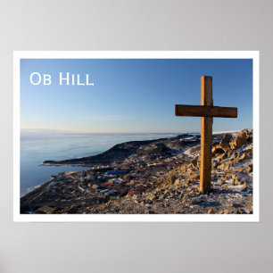 Poster Ob Hill Summit Cross, Station McMurdo, Antarctique