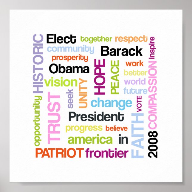 Poster Obama (Devant)