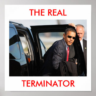 Poster obama20_16857033, LE RÉEL, TERMINATEUR
