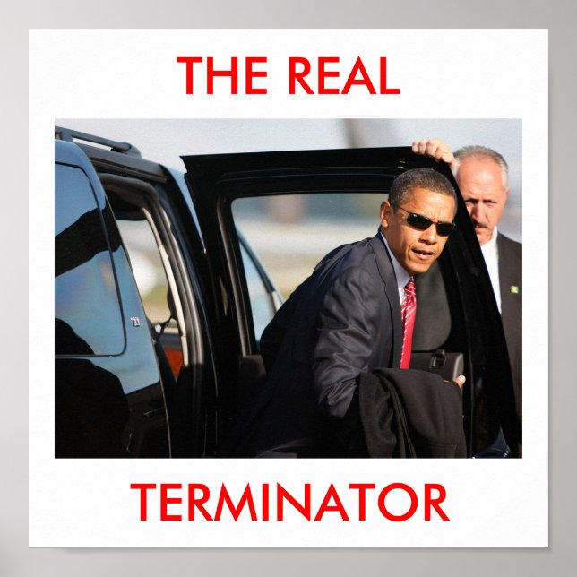 Poster obama20_16857033, LE RÉEL, TERMINATEUR (Devant)