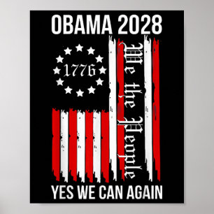Poster Obama 2028 Oui, nous pouvons à nouveau marquer Oba