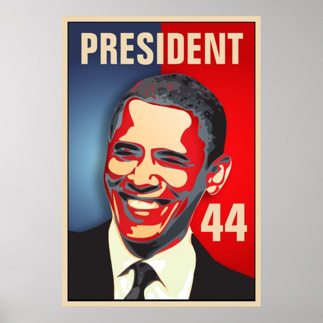 Poster Obama - 44e investiture du président (Devant)