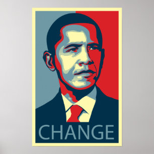 Poster Obama change