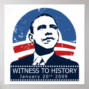 Poster Obama inaugure