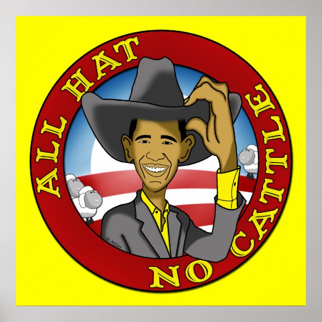 Poster Obama n'est pas un Casquette (Devant)