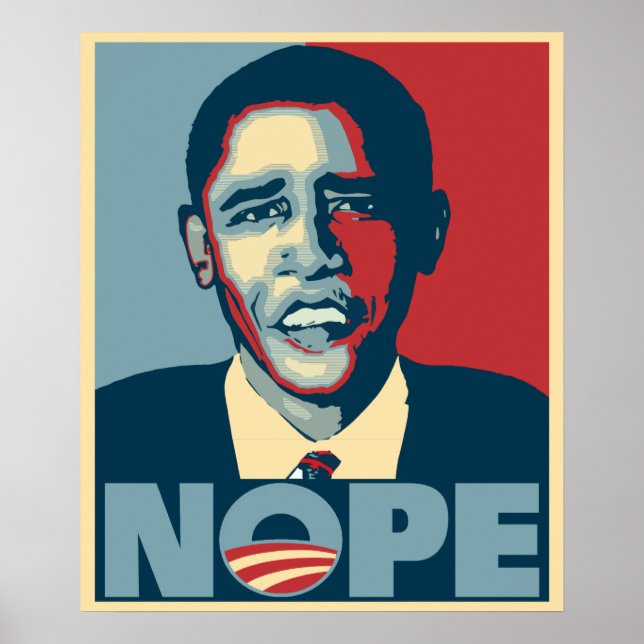 Poster Obama Nope (Devant)