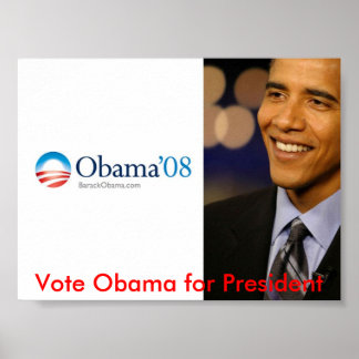Poster Obama pour le président