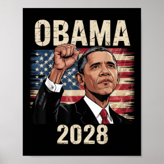 Poster Obama pour le président 2028 Obama 2028 1