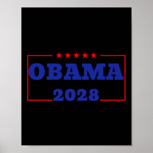 Poster Obama pour le président 2028 Obama 2028 48e Premiu