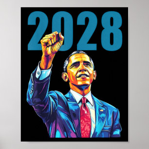 Poster Obama Pour Le Président 2028 Obama 48ème Président