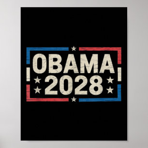 Poster Obama pour président 2028 Obama 2028 Design