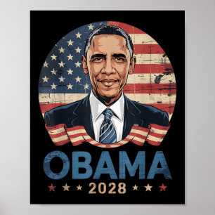 Poster Obama Président Vintage 2028 Obama _17