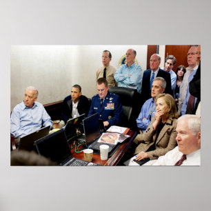 Poster Obama Situation Salle Photo bin Laded tué