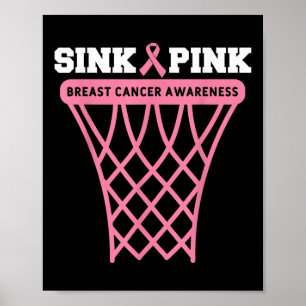 Poster Objectif de basketball de sensibilisation au cance