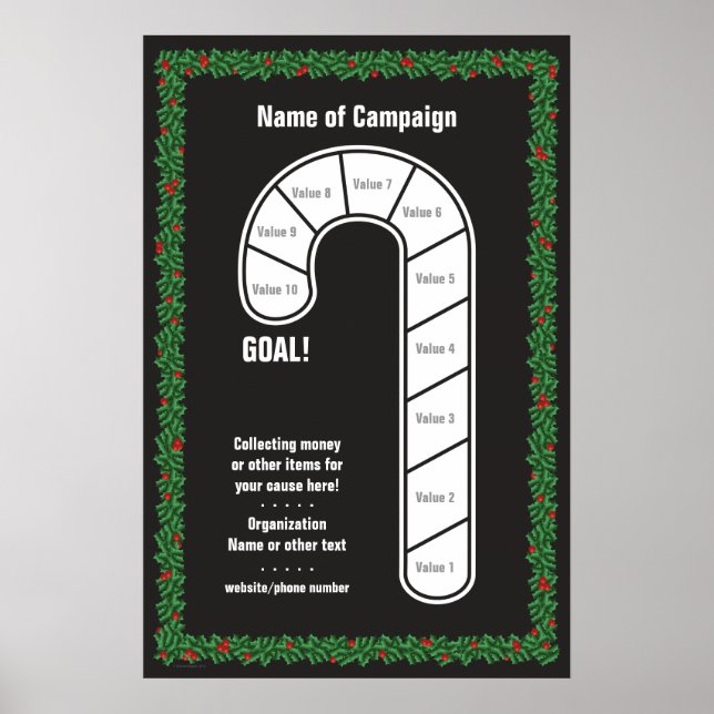 Poster Objectif Sucre de canne amusant (Devant)