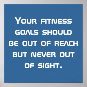 Poster Objectifs de condition physique