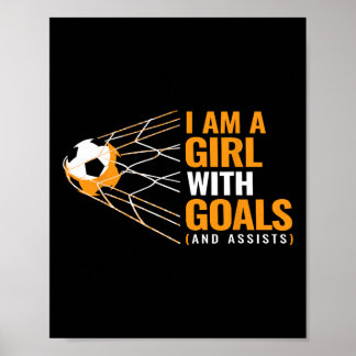 Poster Objectifs de motivation pour femmes Cool Je suis u