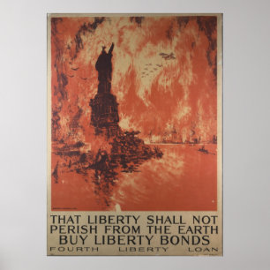 Poster Obligations de liberté de la Première Guerre mondi