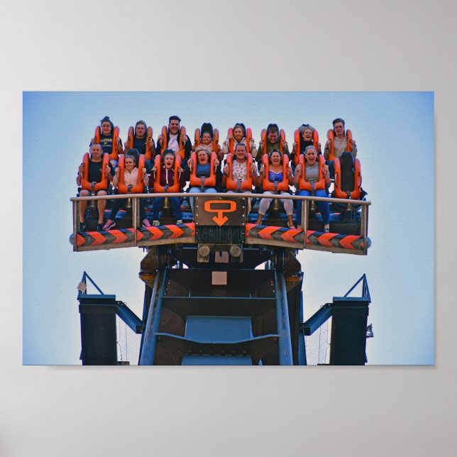 Poster Oblivion Drop | Alton Towers Resort (Devant)