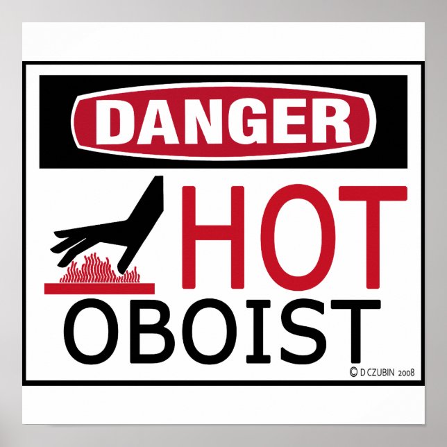 Poster Oboiste chaud (Devant)