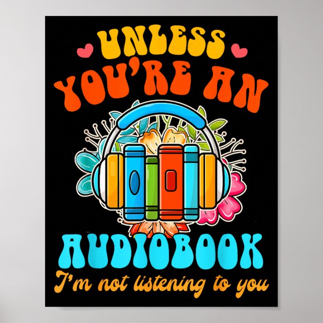 Poster Obook Lover Funny Book Reader Unless You're An Obo (Devant)