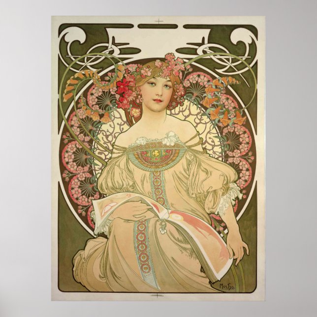 Poster Obraz 1897 par Alfons Mucha - (Devant)
