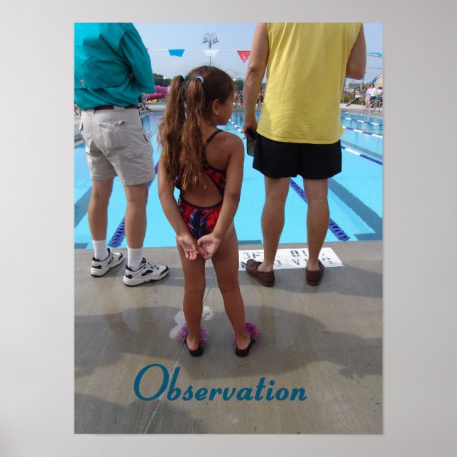 Poster Observation - Début de l'AFFICHAGE DREAM SWIM (Devant)