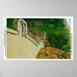 Poster Observatoire de nid d'aigle sur le fleuve Columbia