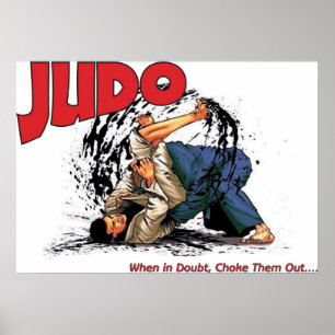 Poster Obstruction de judo
