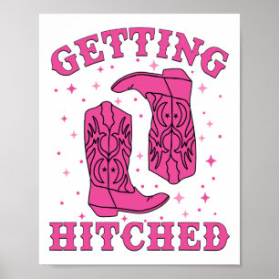 Poster Obtenir une mariée hachée Groom Mariage occidental