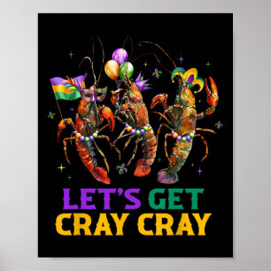 Poster Obtenons Cray Cray Crawfish Costume Garçons Homme 