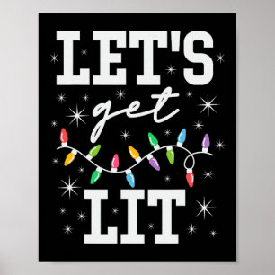 Poster Obtenons des cadeaux de Noël amusants