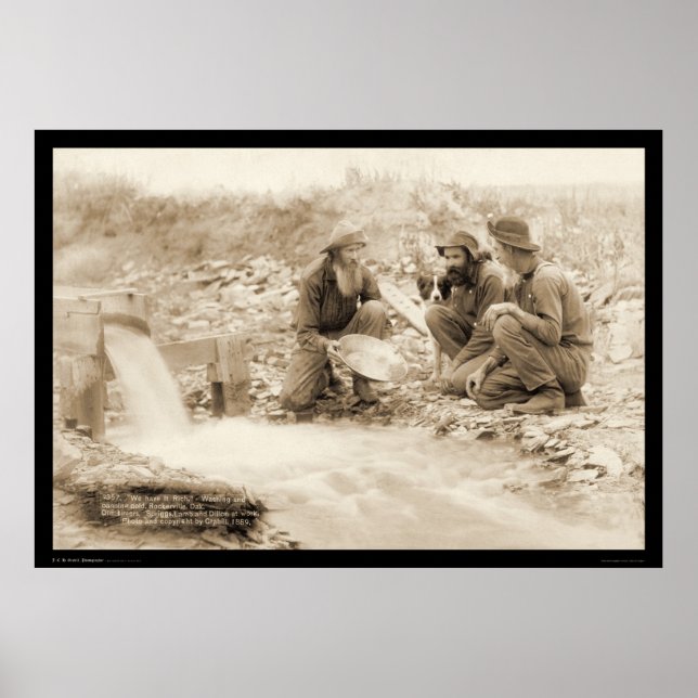 Poster Obtenons Rich Panning Gold SD 1889 (Devant)