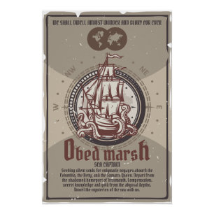 Poster Obtention du capitaine de la mer du marais Innsmou