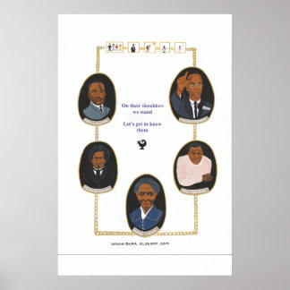 Poster Occasion d'enseignement d'histoire noire