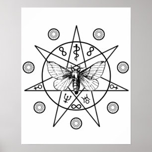 Poster Occult Secrets Black Sigil