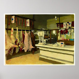 Poster Occupez-vous de la viande