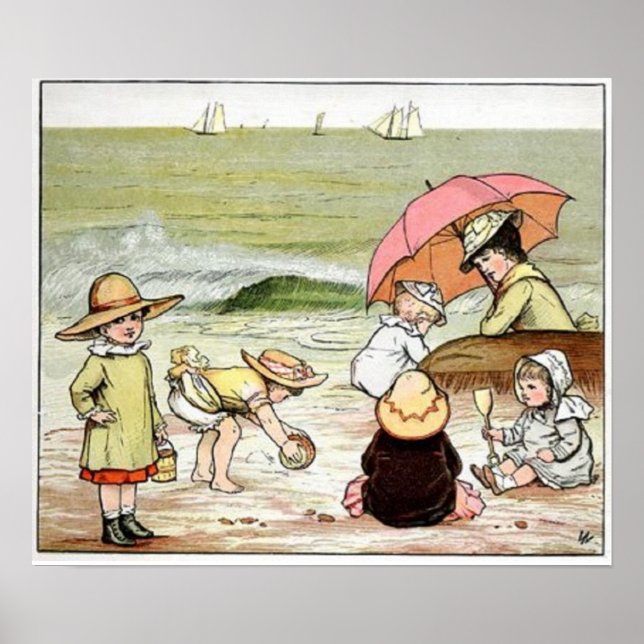 Poster Ocean Baby Canvas Imprimer (Devant)