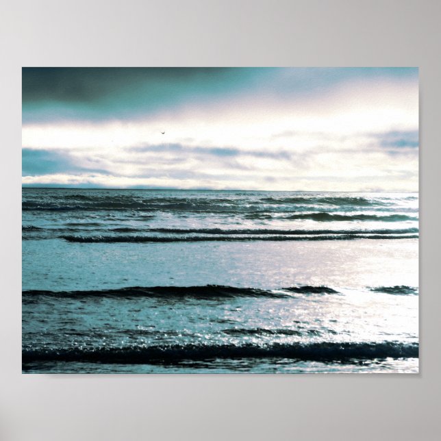 Poster Ocean Beach Sunset (Devant)